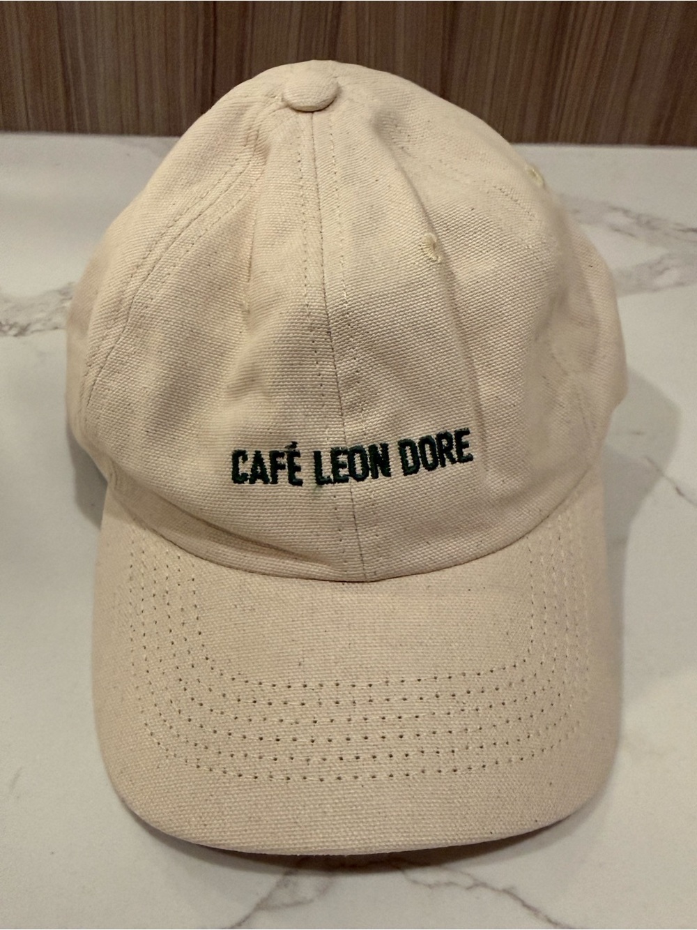 Aime Leon Dore Cream Café Leon Doré Embroidered Cap